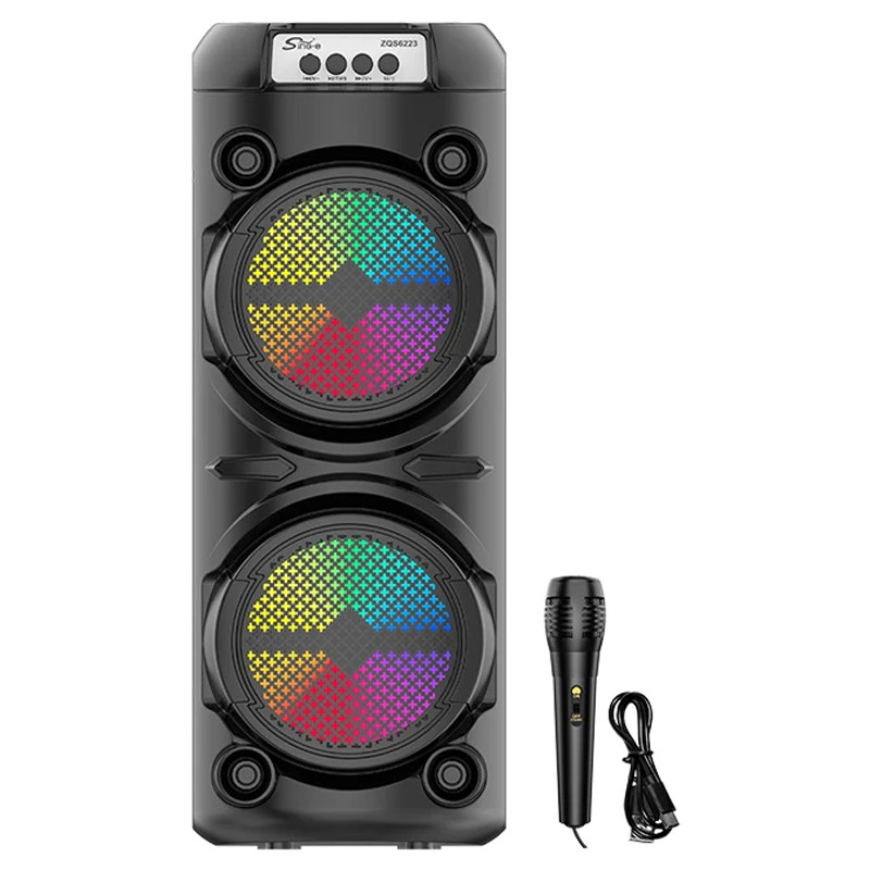 Haut Parleur Bluetooth ZQS 6223 20W Noir En Tunisie Haut Parleur Bluetooth ZQS 6223 20W Noir En Tunisie
