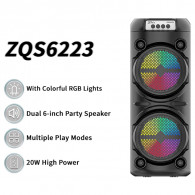 Haut Parleur Bluetooth ZQS 6223 20W Noir
