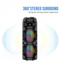 Haut Parleur Bluetooth ZQS8220S Noir En Tunisie