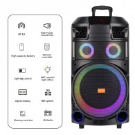 Haut Parleur Bluetooth ZQS12151 Avec Micro Noir En Tunisie