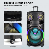 Haut Parleur Bluetooth ZQS12151 Avec Micro Noir En Tunisie Haut Parleur Bluetooth ZQS12151 Avec Micro Noir En Tunisie