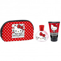 Coffret Enfants Air Val Hello Kitty Eau de Toilette + Lait Corps + Trousse
