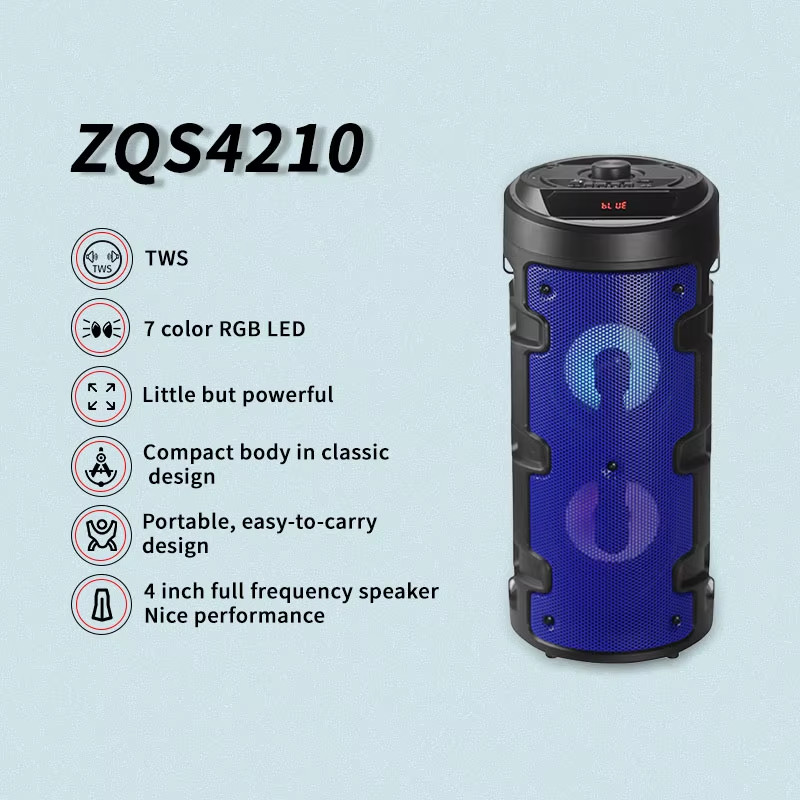 Haut Parleur Bluetooth ZQS4210 Noir En Tunisie