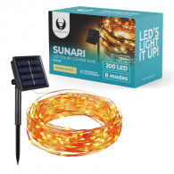 Lampe Solaire Led Forever Light Fil De Cuivre Doré en Tunisie