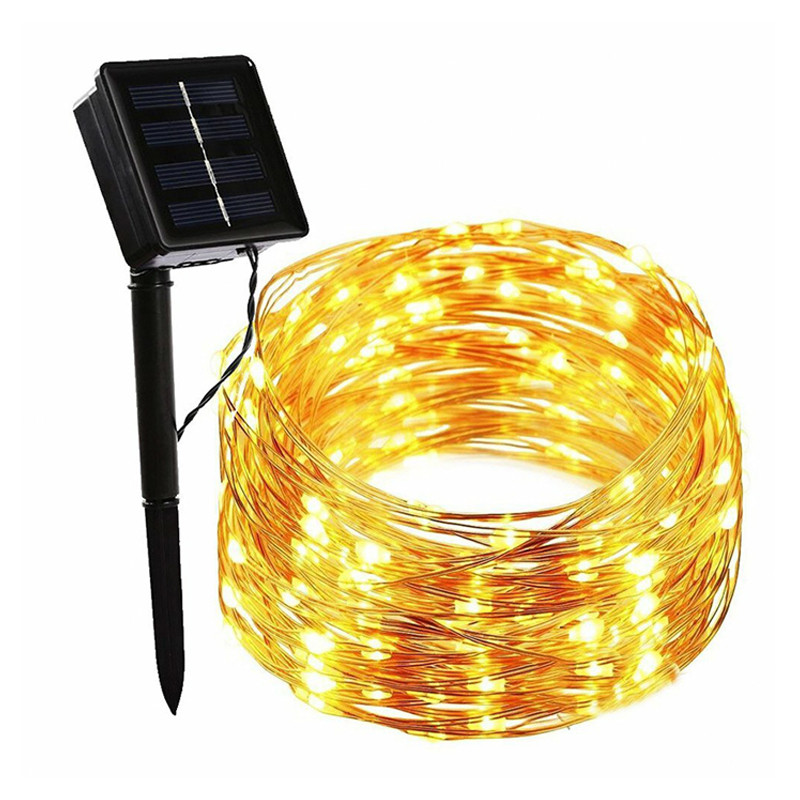 Lampe Solaire Led Forever Light Fil De Cuivre Doré en Tunisie