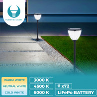 Lampe Solaire Led Forever Light Sur Poteau Noir en Tunisie Lampe Solaire Led Forever Light Sur Poteau Noir en Tunisie