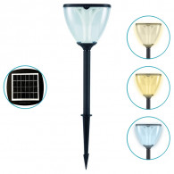 Lampe Solaire Led Forever Light Sur Poteau Noir en Tunisie