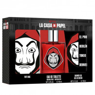 Coffret Enfants Air Val Casa De Papel Eau de Toilette + Gel Douche + Tote Bag