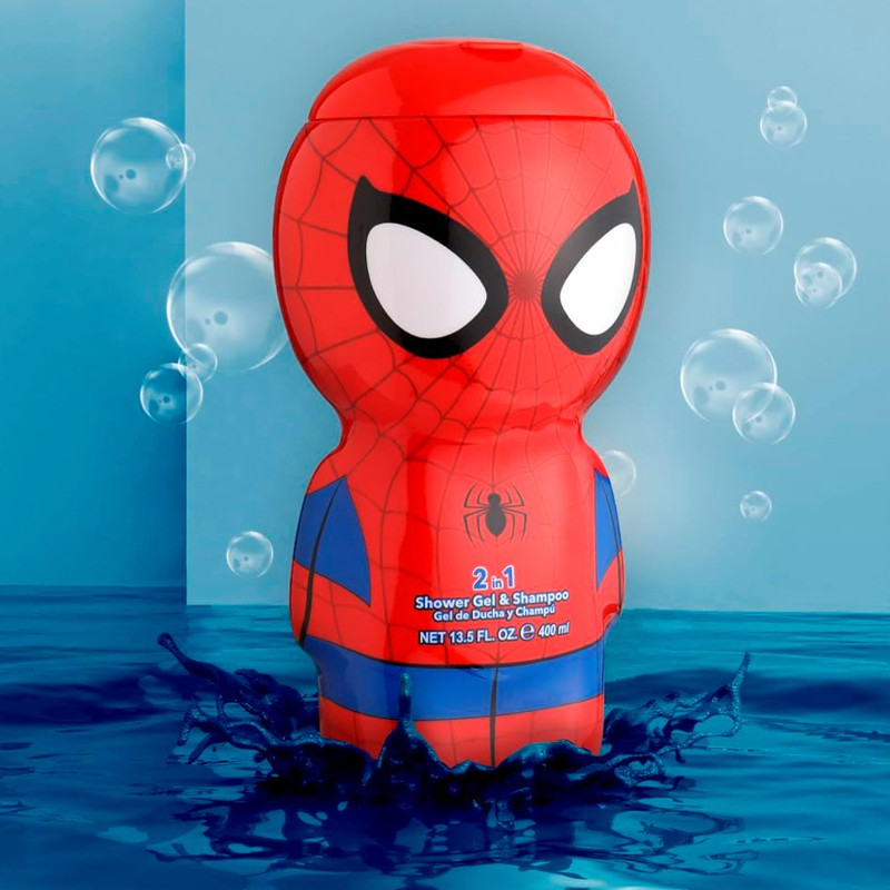 Shampoing & Gel Douche 2En1 Air val Spider Man 400ml En Tunisie