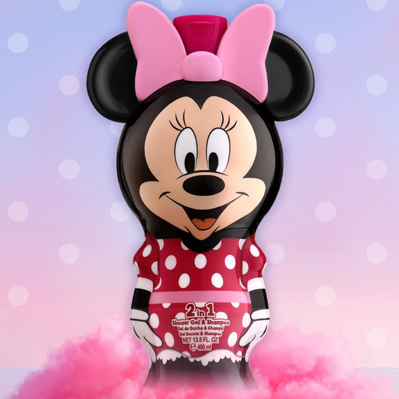 Shampoing & Gel Douche 2En1 Airval Minnie Mousse 400ml En Tunisie