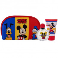 Coffret Enfants Air Val Mickey Mouse Eau de Toilette + Gel Douche + Trousse