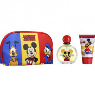 Coffret Enfants Air Val Mickey Mouse Eau de Toilette + Gel Douche + Trousse