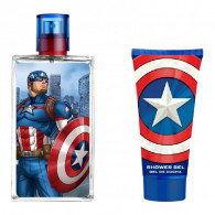 Coffret Enfants Air val Captain America Parfum 100Ml + Gel Douche 300Ml En Tunisie