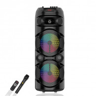Haut Parleur Bluetooth ZQS8220S Avec Micro Noir En Tunisie