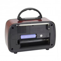 Radio Fm Bluetooth NS-8128 Rouge Contour Noir en Tunisie