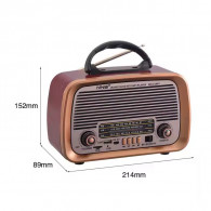 Radio Fm Bluetooth NS-8128 Gold Contour Noir en Tunisie Radio Fm Bluetooth NS-8128 Gold Contour Noir en Tunisie