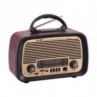 Radio Fm Bluetooth NS-8128 Gold Contour Noir en Tunisie