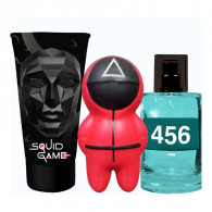 Coffret Enfants Air Val Squid Game Eau de Toilette + Gel Douche + Figurine Anti-stress
