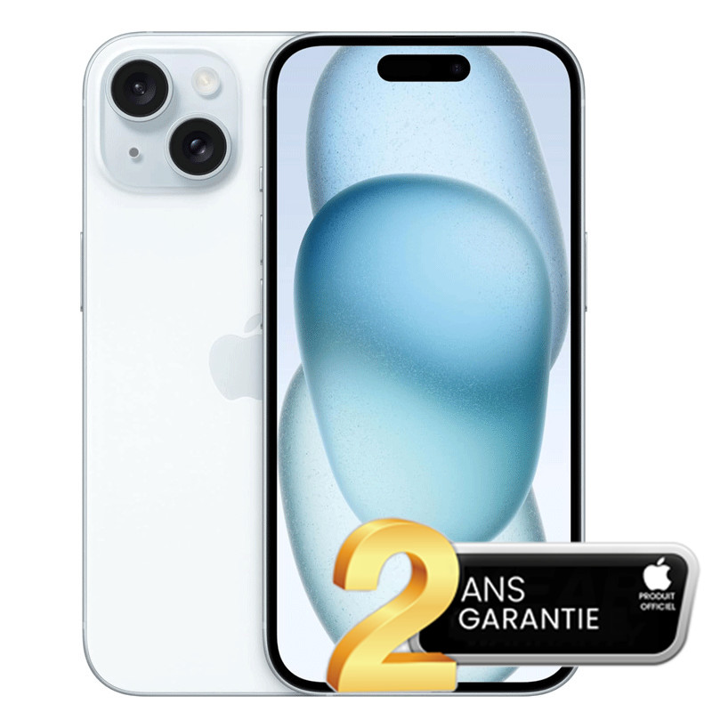 iPhone 15 stockage 256Go couleur Bleu en Tunisie