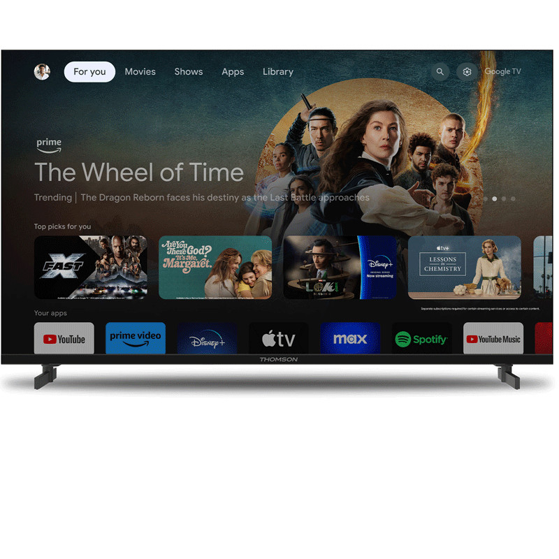 TV Thomson 43" 43FG2S14 FHD Google Tv Noir en Tunisie