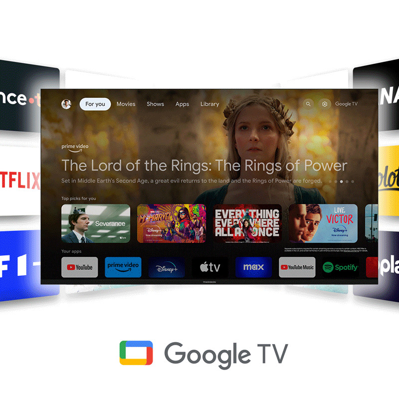 TV Thomson 43" 43FG2S14 FHD Google Tv Noir en Tunisie
