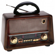 Radio Fm Bluetooth Yuegan YG225BT Rouge Bois