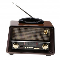 Radio Fm Bluetooth Yuegan YG225BT Rouge Bois en Tunisie Radio Fm Bluetooth Yuegan YG225BT Rouge Bois en Tunisie