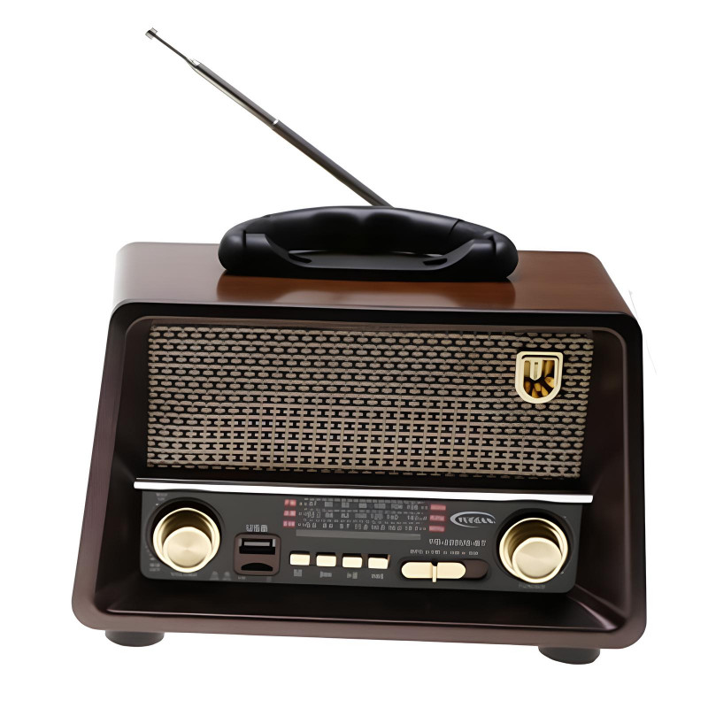 Radio Fm Bluetooth Yuegan YG225BT Rouge Bois en Tunisie