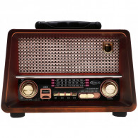 Radio Fm Bluetooth Yuegan YG225BT Rouge Bois