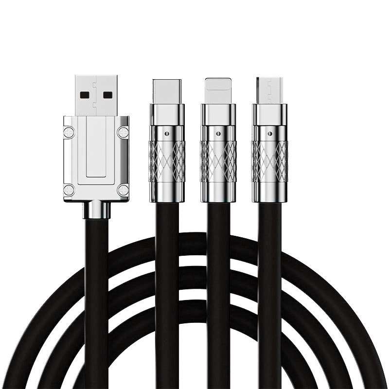 Câble Chargeur 3 en 1 Noir En Tunisie Câble Chargeur 3 en 1 Noir En Tunisie
