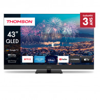 Tv Thomson 43" 43QG6C14 QLED Plus Google Tv Noir en Tunisie
