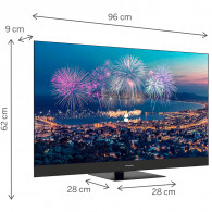 Tv Thomson 43" 43QG6C14 QLED Plus Google Tv Noir en Tunisie Tv Thomson 43" 43QG6C14 QLED Plus Google Tv Noir en Tunisie