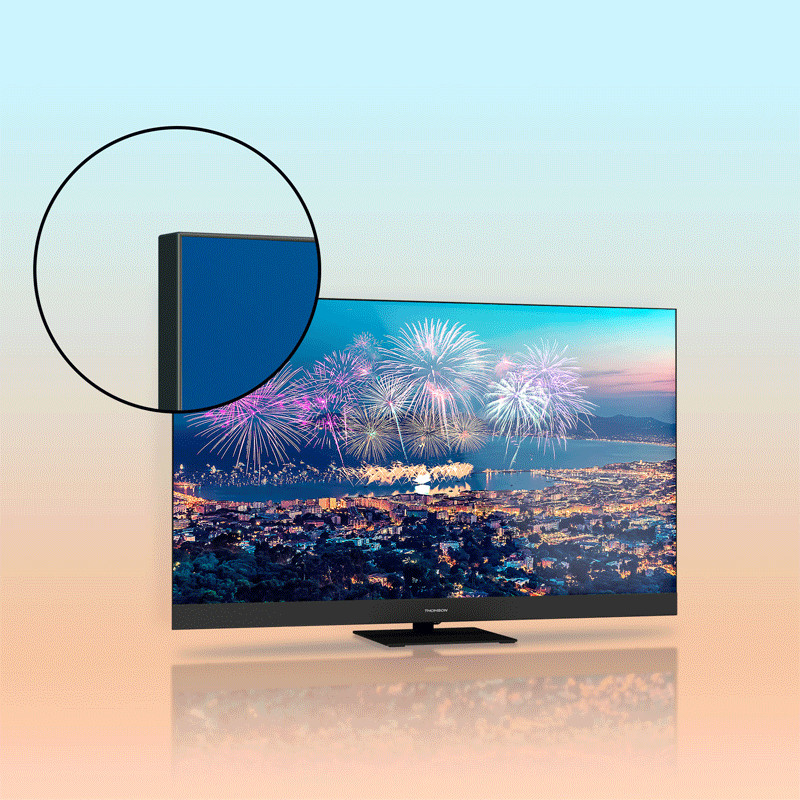 Tv Thomson 43" 43QG6C14 QLED Plus Google Tv Noir en Tunisie