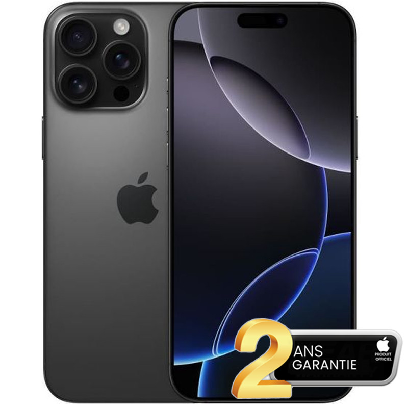 iPhone 16 Pro Max 512Go Noir Titanium en Tunisie iPhone 16 Pro Max 512Go Noir Titanium en Tunisie
