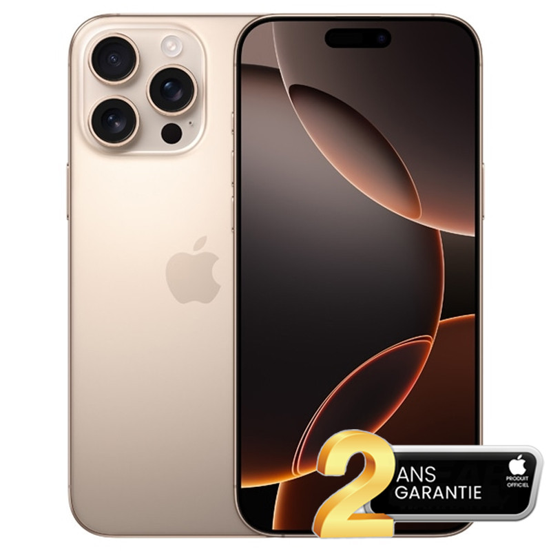 iPhone 16 Pro Max 512Go Desert Titanium en Tunisie