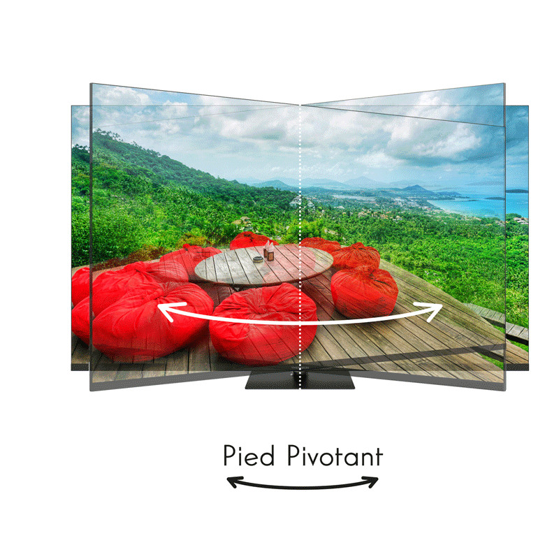 Tv Thomson 55" 55QG7C14 QLED Pro Google Tv Noir en Tunisie