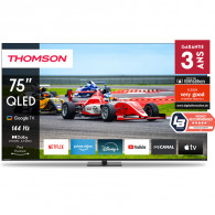 TV Thomson 75" 75QG7C14 QLED  Smart Google Tv Noir en Tunisie