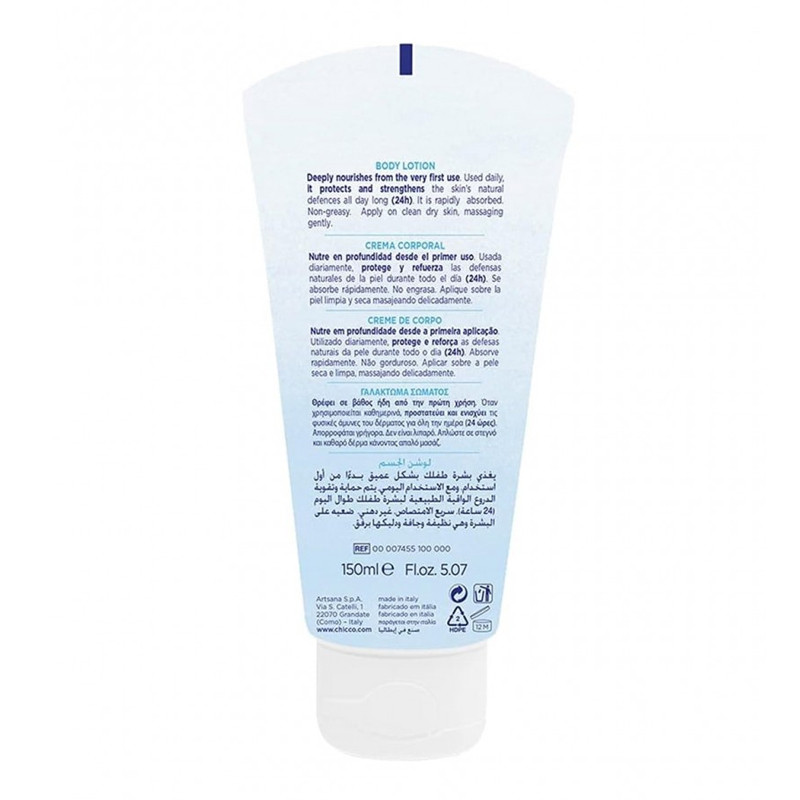 Lait De Corps Natural Sensation Bébé & Enfants Chicco 150ml En Tunisie