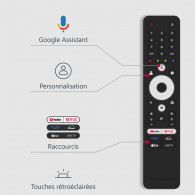 TV Thomson 50" 50QG6C14 QLED Plus Google Tv Noir en Tunisie