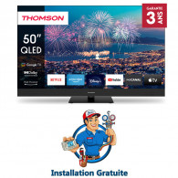 TV Thomson 50" 50QG6C14 QLED Plus Google Tv Noir en Tunisie