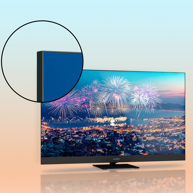 TV Thomson 50" 50QG6C14 QLED Plus Google Tv Noir en Tunisie