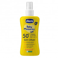Lait Solaire Spray Baby Moment Chicco SPF50+ 150ml En Tunisie