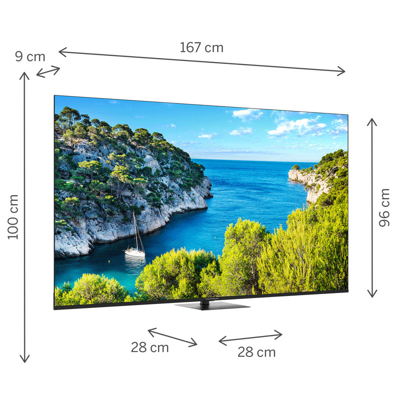 Tv Thomson 75" 75UG5C14 UHD Google Tv Noir en Tunisie