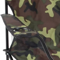 Chaise De Plage Et De Camping Pliable M1 Camouflage en Tunisie