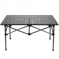 Table de Camping Pliable Noir