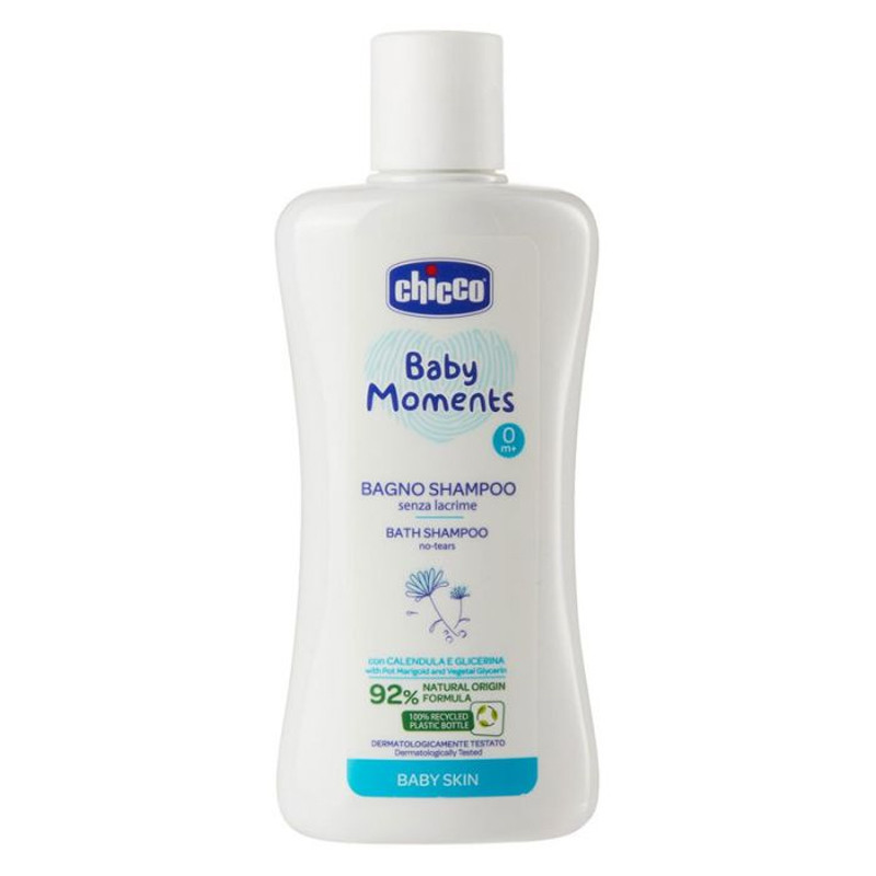 Coffret Bébé Chicco Baby Moment  Shampoing + Mousse De Bain + Crème de change En Tunisie