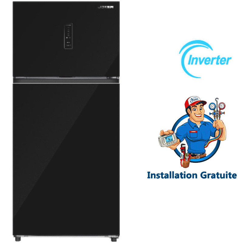 Réfrigérateur Joker WR-4385HBXV 430L Inverter NoFrost Noir en Tunisie Réfrigérateur Joker WR-4385HBXV 430L Inverter NoFrost Noir en Tunisie