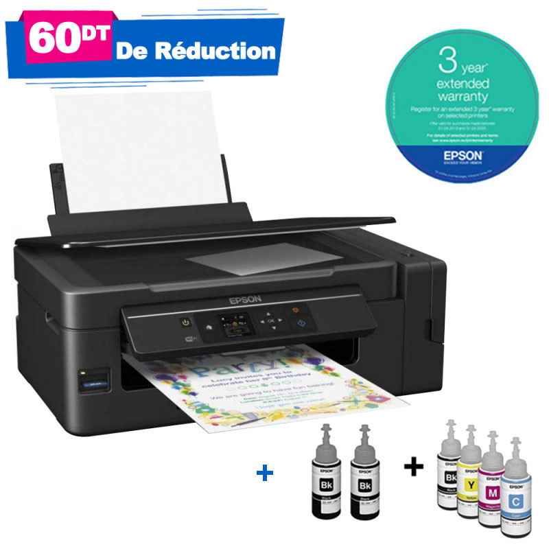 Imprimante à réservoir intégré  EPSON ECOTANK ITS L3070 Couleur 3en1 Wifi