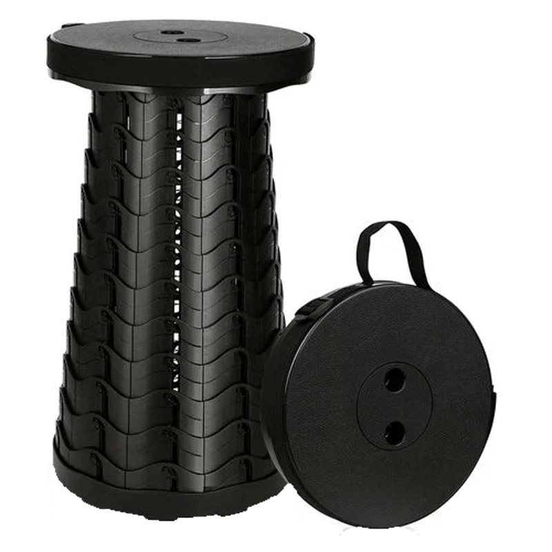 Tabouret De Plage Et De Camping Pliable Noir en Tunisie