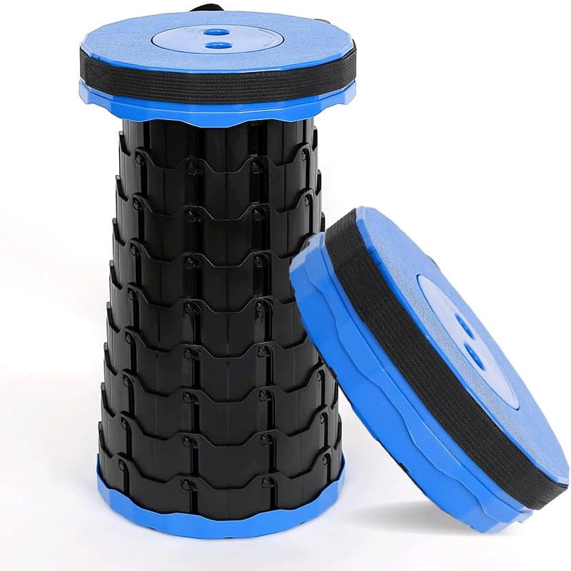 Tabouret De Plage Et De Camping Pliable Bleu en Tunisie